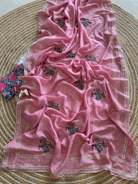 Astitva star geogette surat work saree designs
